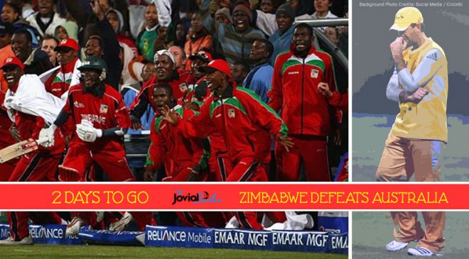 T20 World Cup Best Moments, 2 Days To Go – Zimbabwe Beats Australia By 5 Wickets at ICC World Twenty20, 2007